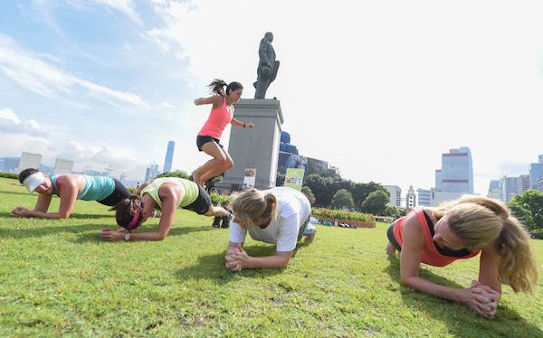 apefit what kitty made al fresco fitness brunch